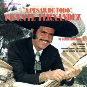 A pesar de todo by Vicente Fernández album cover