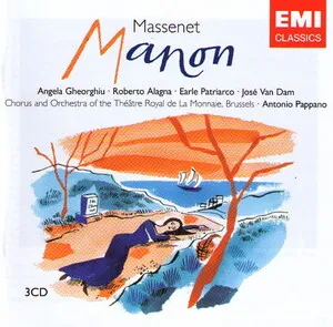 Manon by Jules Massenet album cover