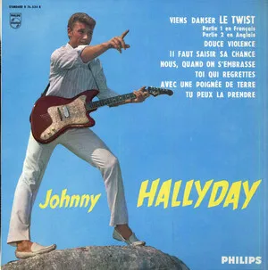 Viens danser le twist by Johnny Hallyday album cover
