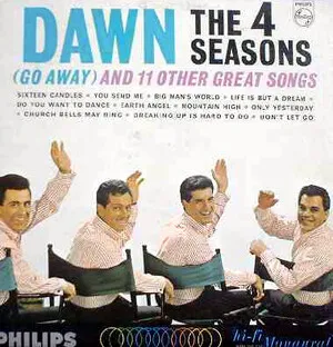 Dawn (Go Away) and 11 Other Great Songs by The 4 Seasons album cover