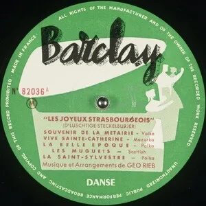 Souvenir de la métairie by Les Joyeux Strasbourgeois album cover
