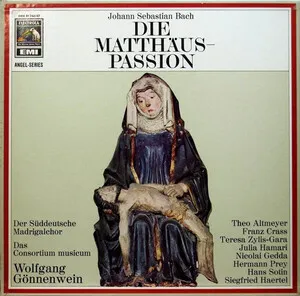 Die Matthäus-Passion by Johann Sebastian Bach album cover