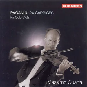 24 Caprices for Solo Violin by Niccolò Paganini / Massimo Quarta album cover
