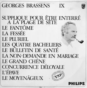 IX [Supplique pour être enterré à la plage de Sète] by Georges Brassens album cover