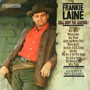 Hell Bent for Leather by Frankie Laine album cover