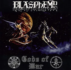Gods of War by Blasphemy album cover