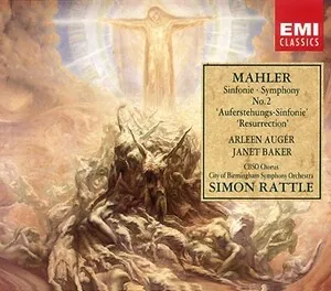 Symphony No. 2 by Gustav Mahler album cover