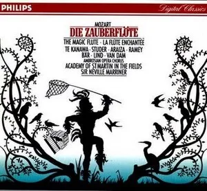 Die Zauberflöte by Wolfgang Amadeus Mozart album cover