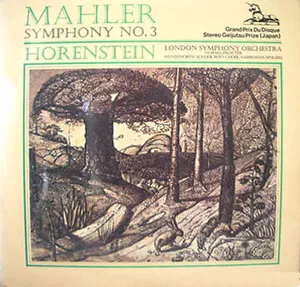 Symphony No. 3 by Gustav Mahler album cover