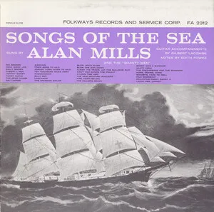 Songs of the Sea by Alan Mills album cover