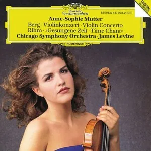 Violinkonzert / »Gesungene Zeit« by Alban Berg / Wolfgang Rihm album cover
