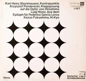 Kontrapunkte / Klagegesang auf die Opfer von Hiroshima / Aus dem Epitaph für Federico Garcia Lorca / Hi-kyò by Karlheinz Stockhausen album cover
