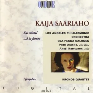 Du cristal; ...à la fumée; Nymphea by Kaija Saariaho album cover