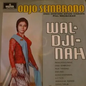 Odjo Sembrono by Waldjinah Diiringi Orkes Kerontjong Bintang Surakarta album cover