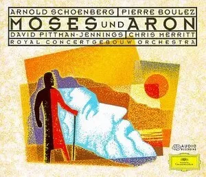 Moses und Aron by Arnold Schoenberg album cover