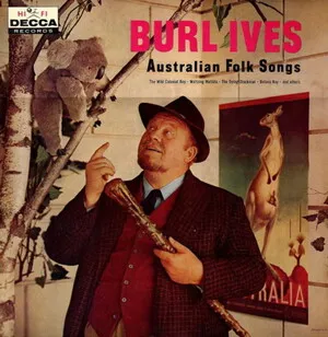 Australian Folk Songs by Burl Ives album cover