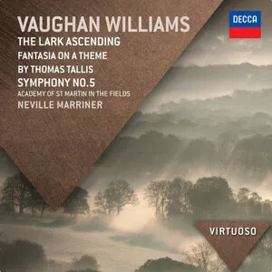 The Lark Ascending; Fantasia on a Theme by Thomas Tallis; Symphony No. 5 by Ralph Vaughan Williams / Academy of St Martin in the Fields / Neville Marriner album cover