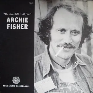 The Man With a Rhyme by Archie Fisher album cover