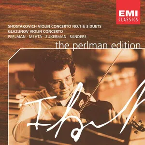 Violin Concerto No. 1; 3 Duets / Violin Concerto by Dmitri Shostakovich Дмитрий Шостакович / Alexander Glazunov Александр Глазунов album cover