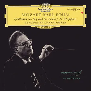Symphonien Nr. 40 g-Moll; Nr. 41 »Jupiter« by Wolfgang Amadeus Mozart / Berliner Philharmoniker / Karl Böhm album cover
