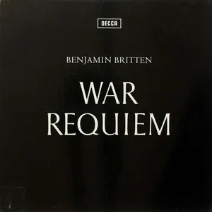 War Requiem by Benjamin Britten album cover