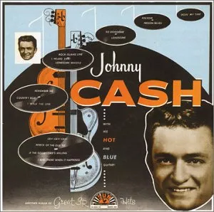 Johnny Cash With His Hot and Blue Guitar! by Johnny Cash album cover