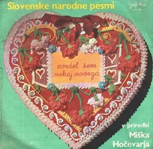 Slovenske narodene pesmi by Ansambel Miška Hočevarja album cover