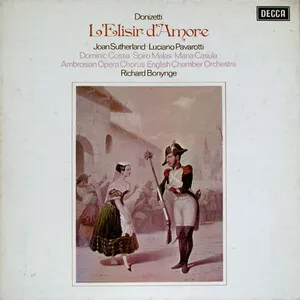 L'elisir d'amore by Gaetano Donizetti album cover