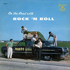 On the Road With Rock 'n Roll by Mando and The Chili Peppers album cover