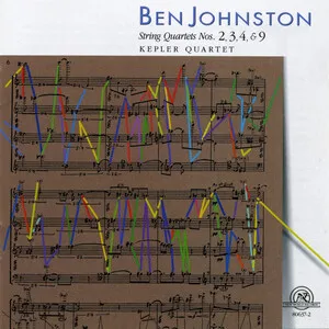 String Quartets Nos. 2, 3, 4, & 9 by Ben Johnston / Kepler Quartet album cover