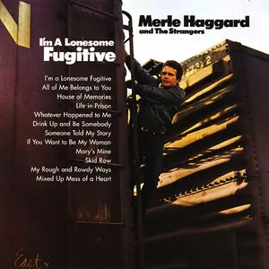 I'm a Lonesome Fugitive by Merle Haggard & Strangers album cover