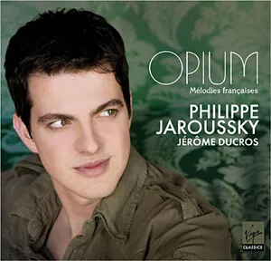 Opium - Mélodies françaises by Reynaldo Hahn / Philippe Jaroussky / Jérôme Ducros album cover