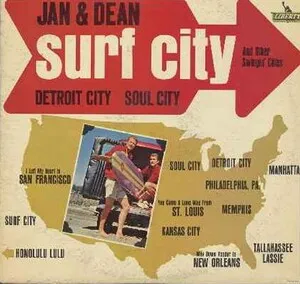 Surf City and Other Swingin' Cities by Jan & Dean album cover