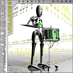 Free Drumline Music, Vol. 3 by Cassidy Byars album cover