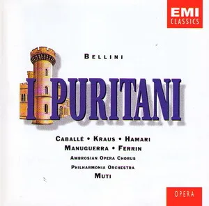 I puritani by Vincenzo Bellini album cover