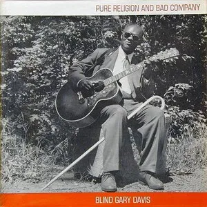 Pure Religion and Bad Company by Blind Gary Davis album cover