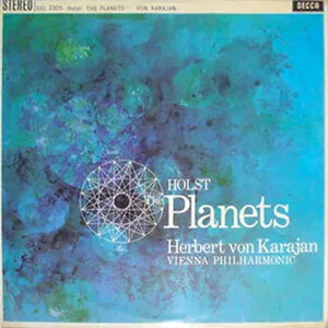 The Planets by Gustav Holst / Wiener Philharmoniker / Herbert von Karajan album cover