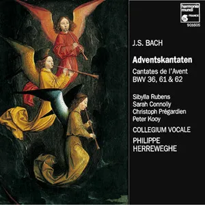 Adventskantaten BWV 36, 61 & 62 by Johann Sebastian Bach album cover