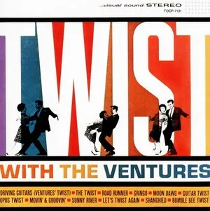 Twist With the Ventures by The Ventures album cover