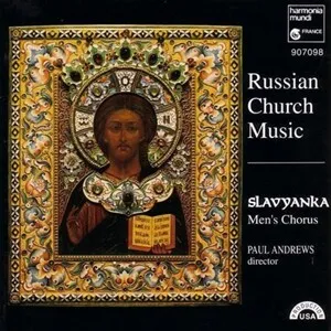 Russian Church Music by Slavyanka Men's Chorus album cover