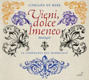 Vieni, dolce Imeneo. Madrigali by Cipriano de Rore / La Compagnia del Madrigale album cover