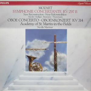 Symphonie concertante KV 297 B; Oboe Concerto KV 314 by Wolfgang Amadeus Mozart album cover