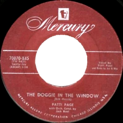 The Doggie in the Window / My Jealous Eyes by Patti Page (Single ...