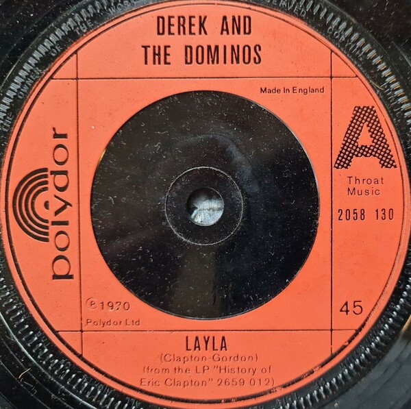 Layla / Bell Bottom Blues by Derek and The Dominos (Single