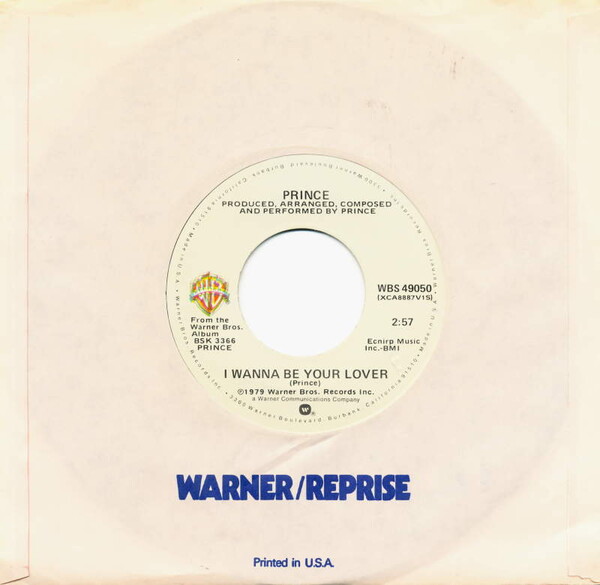 I Wanna Be Your Lover / My Love Is Forever by Prince (Single