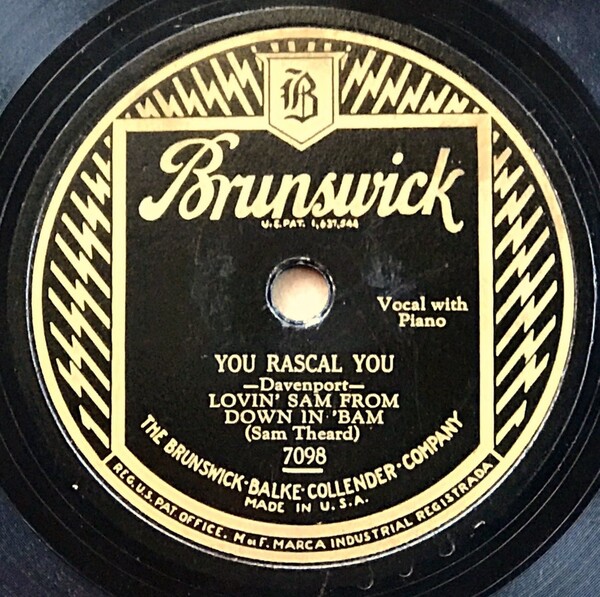 You Rascal You / The Lover and the Beggar by Lovin' Sam From Down in ...