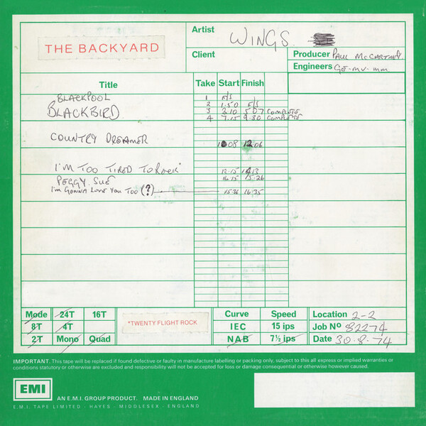 洋楽 paul mccartney & wings the backyard One Hand Clapping (The Backyard) by Paul McCartney & Wings