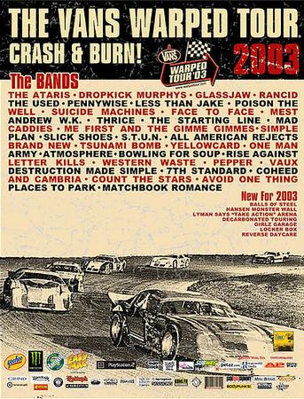Vans Warped Tour 2003 - Rate Your Music