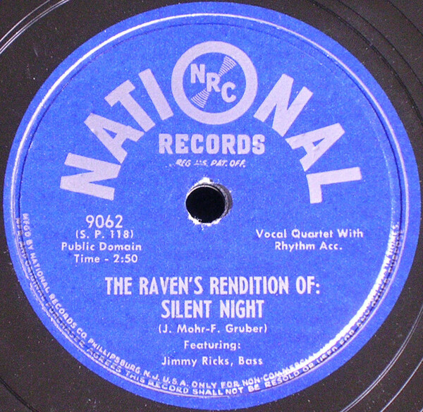Silent Night / White Christmas by The Ravens (Single, Christmas Music):  Reviews, Ratings, Credits, Song list - Rate Your Music