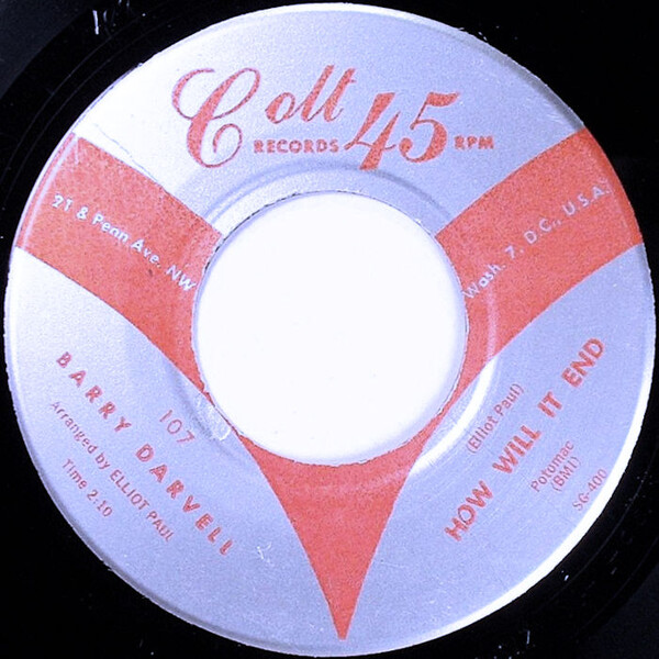 How Will It End / Geronimo Stomp by Barry Darvell (Single, Rock 